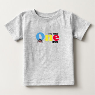 Istische bitsige Spinne Erster Geburtstag Baby T-shirt