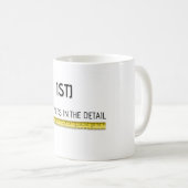 ISTJ "der Teufel ist ausführlich" Tasse (VorderseiteRechts)