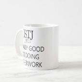 ISTJ die Aufgabe Fullfiller Kaffeetasse (Vorderseite Links)