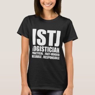 ISTJ Logistiker Introvert T-Shirt Schwarzes