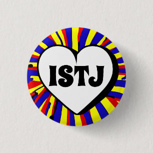ISTJ MBTI 3 Cm Runder Abzeichen Button