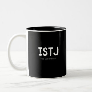 ISTJ - Praktischer Rationalist (weiß) Zweifarbige Tasse
