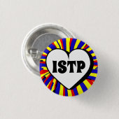 ISTP MBTI 3 Cm RundAbzeichen Button (Vorne & Hinten)