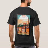 Istria Croatia Travel Poster T-Shirt (Rückseite)