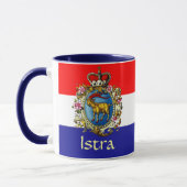 Istria Wappen Tasse (Links)