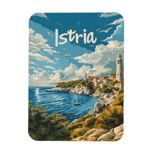 Istrien Kroatien Magnet (Vertikal)