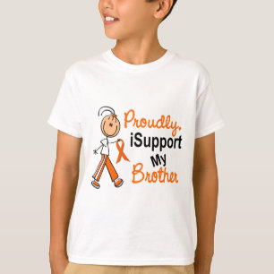iSupport 1 SFT Leukämie Mitgliedstaat-Nieren-Kreb T-Shirt