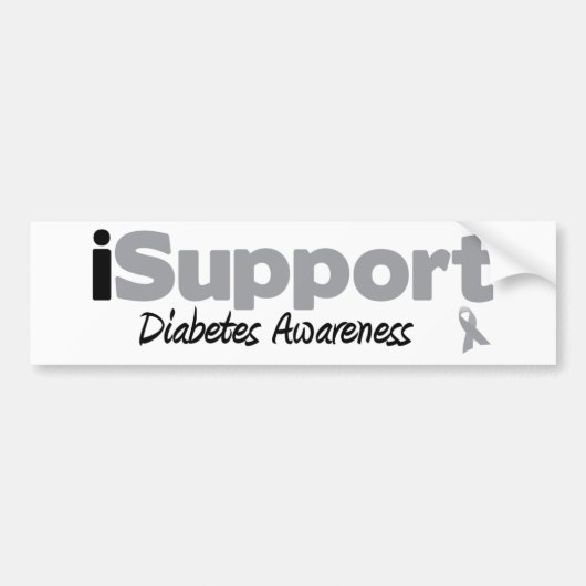 iSupport Diabetes Autoaufkleber (Vorne)