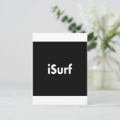 iSurf Postkarte (Stehend Vorderseite)
