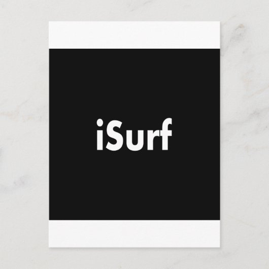 iSurf Postkarte (Vorderseite)