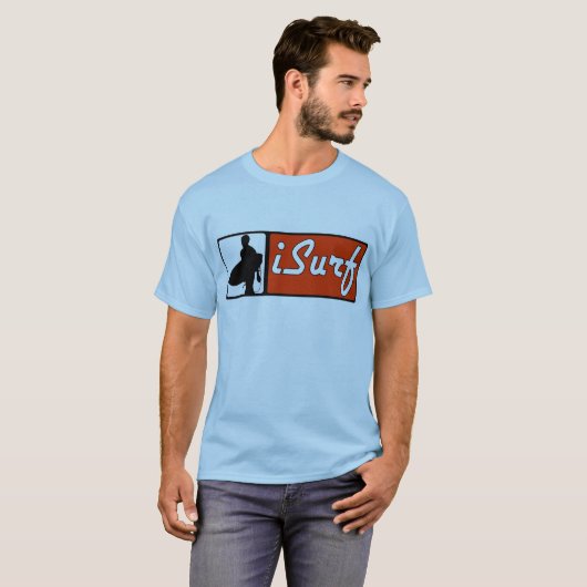 iSurf Rot T-Shirt (Vorne ganz)