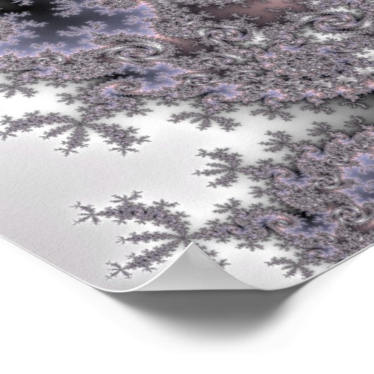 Isvirvel - Fraktal Poster (Ecke)