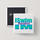 iSwim deshalb quadratischer Knopf IM Button (Vorne & Hinten)