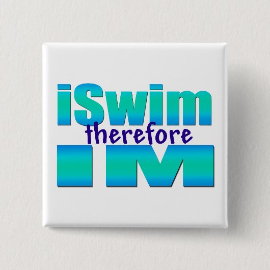 iSwim deshalb quadratischer Knopf IM Button (Vorderseite)