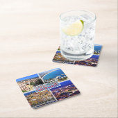 IT2027 Europa - Italien - Sardinien - Cagliari - H Rechteckiger Pappuntersetzer (Vor Ort)