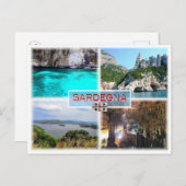 IT2029 Europa - Italien - Sardinien - Luras Olivas Postkarte (Vorne/Hinten)