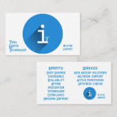 IT 3,5 Zoll x 2,0" Visitenkarte (Vorne/Hinten)