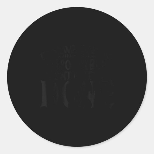 It Always Seems Imssible Until It's Done Motivatio Runder Aufkleber (Vorderseite)