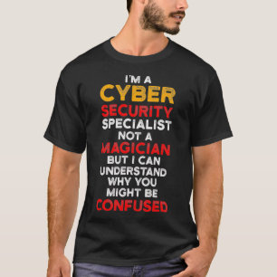 IT-Analytiker für Cybersicherheit Magier Zertifizi T-Shirt