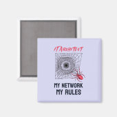 IT-Architektur: Mein Netzwerk, meine Regeln sind w Magnet (Vorderseite/Rückseite)
