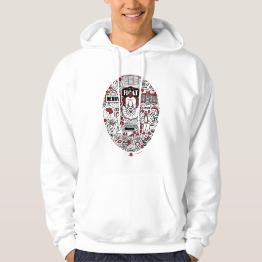 IT Balloon Doodle Art Hoodie (Vorderseite)