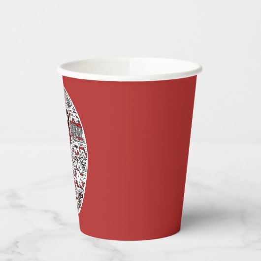 IT Balloon Doodle Art Pappbecher (Links)