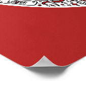 IT Balloon Doodle Art Poster (Ecke)