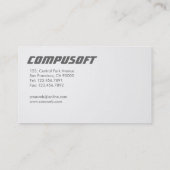 IT-Berater - Visitenkarten Visitenkarte (Rückseite)