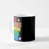 It Burns When I Pee Womens Funny Crazy Embarring  Kaffeetasse (Vorderseite Links)