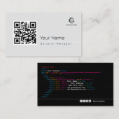 IT Business Card Visitenkarte (Vorne/Hinten)