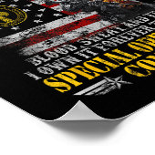 It Cannot Be Inherited Special Operations Command Poster (Ecke)