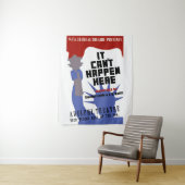 It Can't Happen Here WPA Poster Wandteppich (Beispiel)