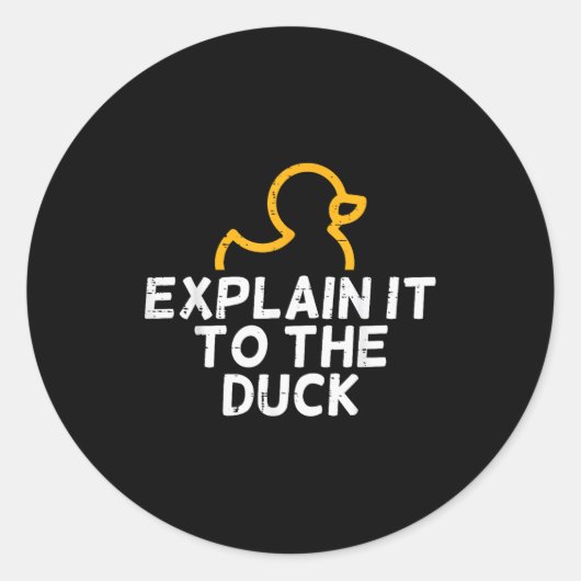 It Coder Programmer Tech Developer Shirts Men Prog Runder Aufkleber (Vorderseite)