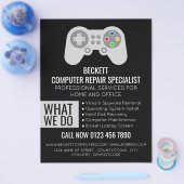 IT/Computer, Fachwerbung für Computerreparatur Flyer (Einzeln)