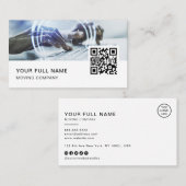 IT Consultant QR Code Logo Social Media Visitenkarte (Vorne/Hinten)