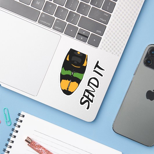 It & Dagger Outlaw Kayak Vinyl Sticker Pack (Laptop mit iPhone)