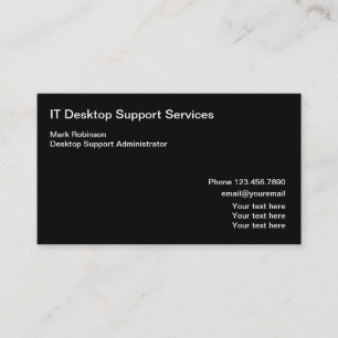 IT-Desktop-Support-Spezialist Visitenkarte