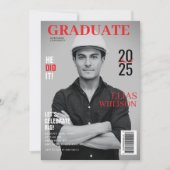 IT-Fachzeitschrift Foto Abschluss Einladung (Vorderseite)