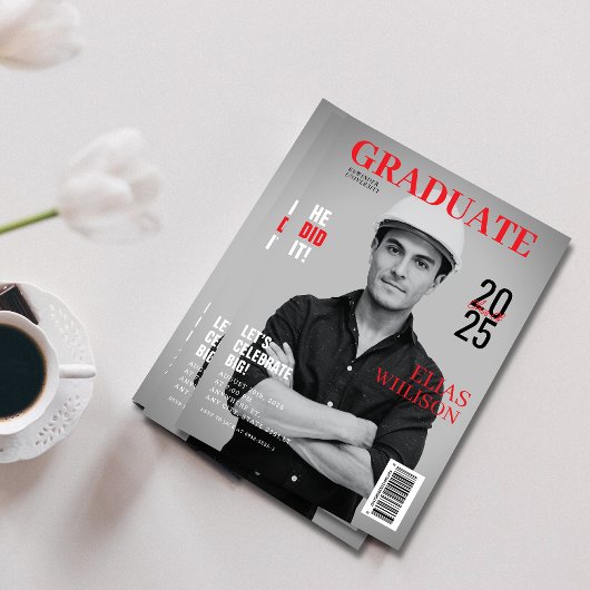 IT-Fachzeitschrift Foto Abschluss Einladung