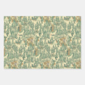 IT Forest Fishing Muster Geschenkpapier Set (Vorderseite 2)