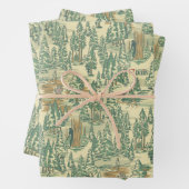 IT Forest Fishing Muster Geschenkpapier Set (Beispiel)