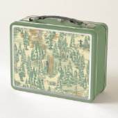 IT Forest Fishing Muster Metall Brotdose (Rückseite)