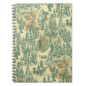 IT Forest Fishing Muster Notizblock (Vorderseite)