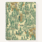 IT Forest Fishing Muster Notizblock (Vorderseite)