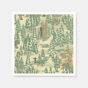 IT Forest Fishing Muster Serviette