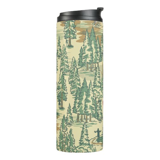 IT Forest Fishing Muster Thermosbecher (Nach links gedreht)