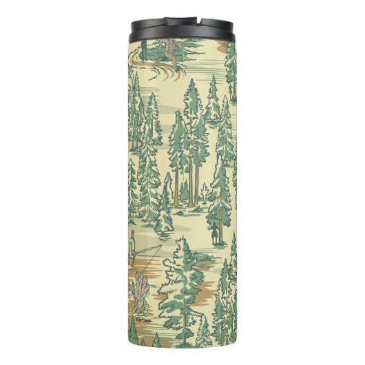 IT Forest Fishing Muster Thermosbecher (Rückseite)