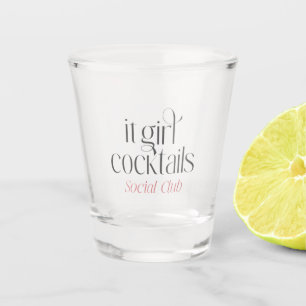 It Girl Cocktails Social Club Shot Glass Schnapsglas