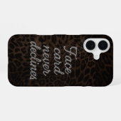 It-Girl Gepard-Ästhetik iPhone 16 Hülle (Rückseite (Horizontal))