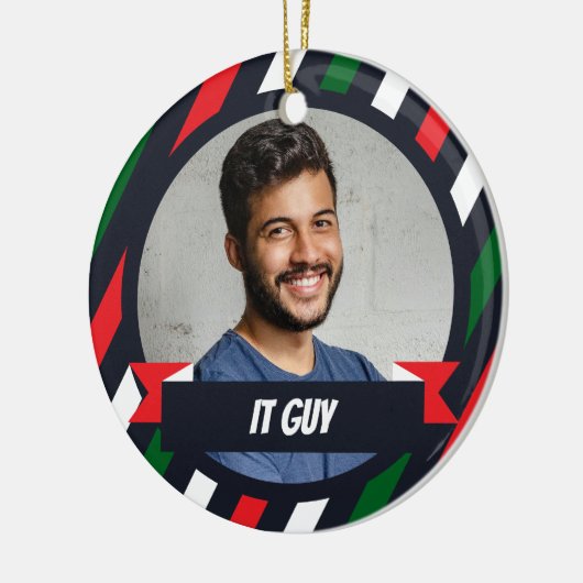 IT GUY -  Office Christmas Tree Ornament (Links)